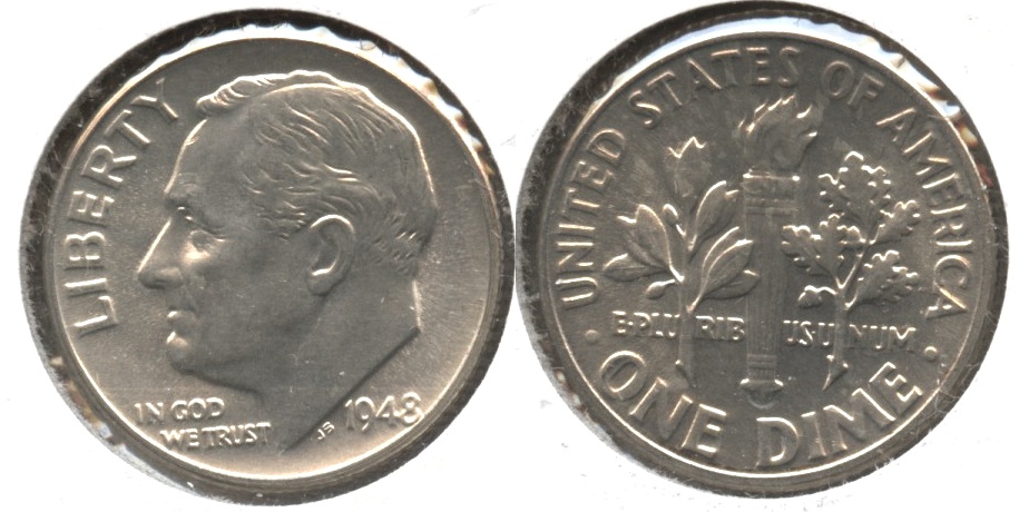 1948 Roosevelt Dime MS-64 #b