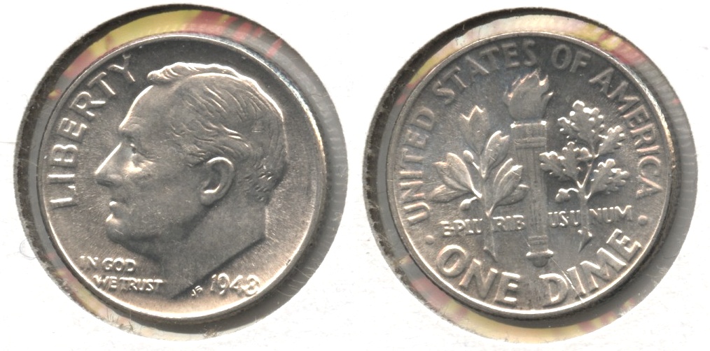 1948 Roosevelt Dime MS-65 #b