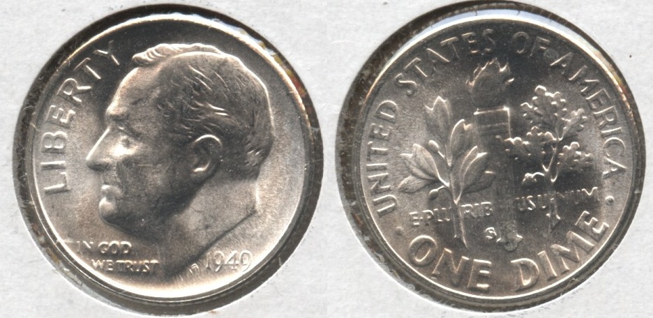 1949-S Roosevelt Dime MS-63 #d