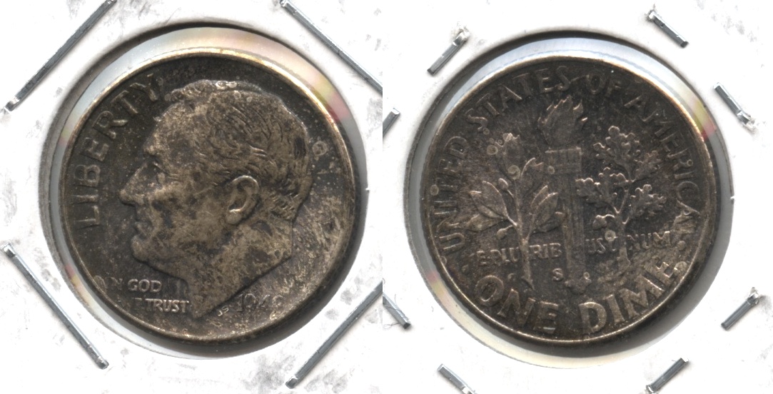 1949-S Roosevelt Dime MS-63 #g