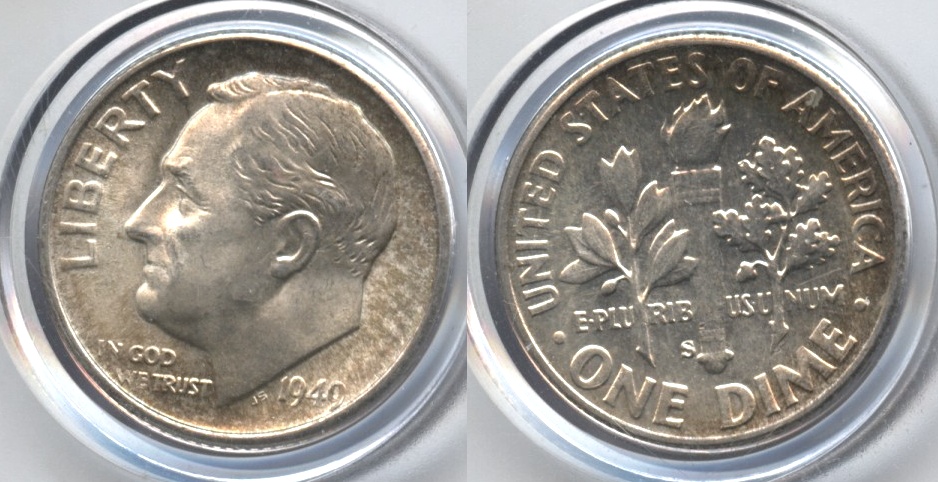 1949-S Roosevelt Dime MS-64