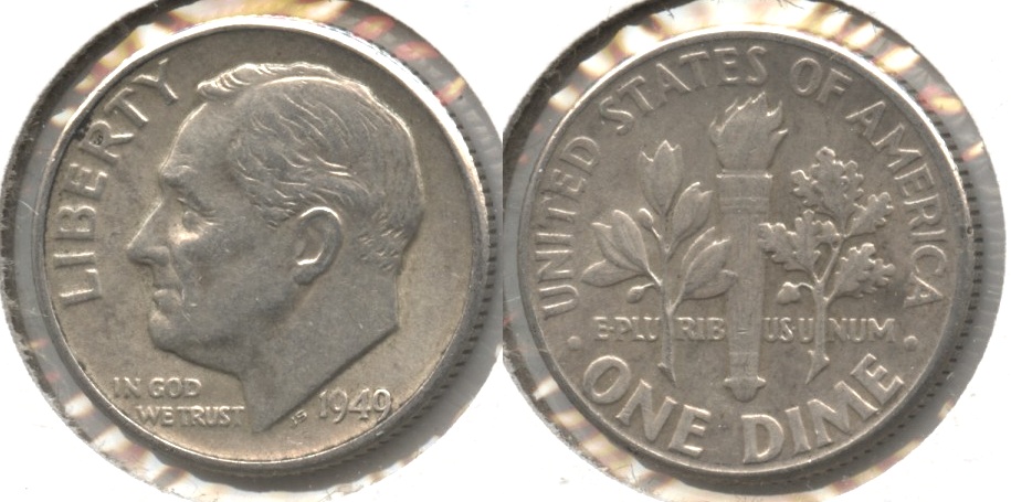 1949 Roosevelt Dime EF-40