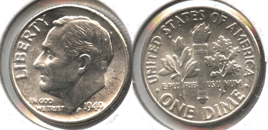 1949 Roosevelt Dime MS-64 #c
