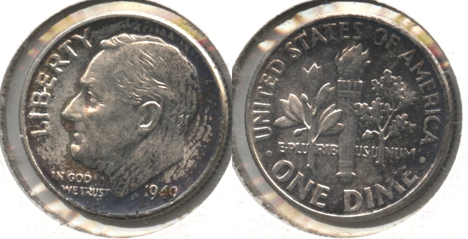 1949 Roosevelt Dime MS-64 #e