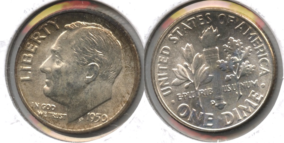 1950-D Roosevelt Dime MS-63