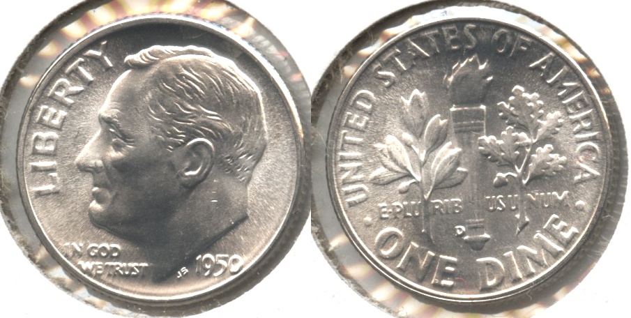 1950-D Roosevelt Dime MS-63 #j