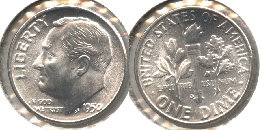 1950-D Roosevelt Dime MS-63 #k