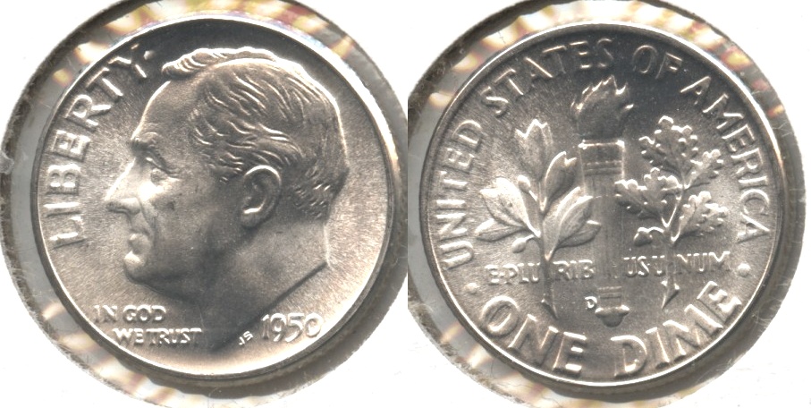 1950-D Roosevelt Dime MS-64 #g