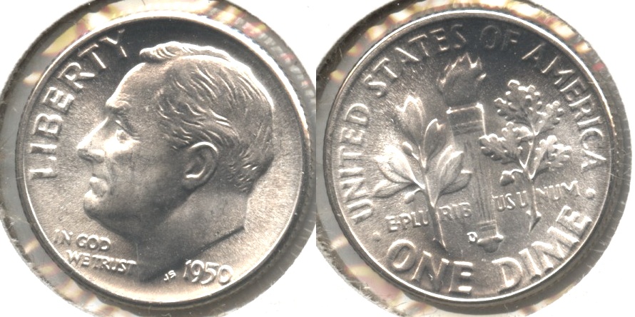 1950-D Roosevelt Dime MS-64 #l