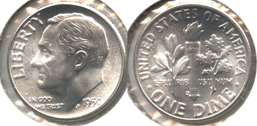 1950-D Roosevelt Dime MS-64 #n