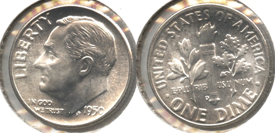 1950-D Roosevelt Dime MS-64 #s