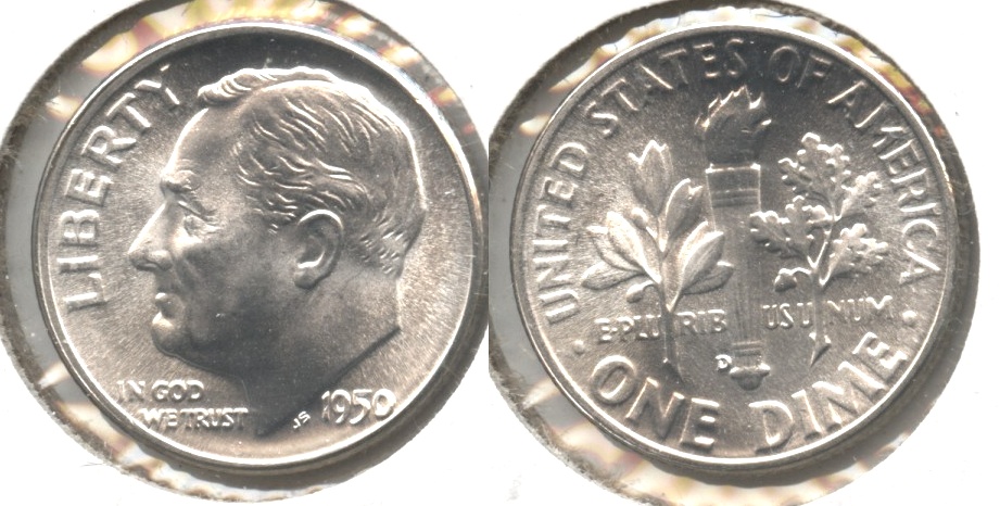 1950-D Roosevelt Dime MS-65 #h
