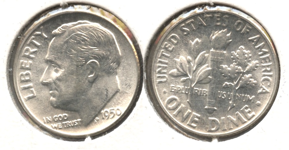 1950 Roosevelt Dime MS-63 #a