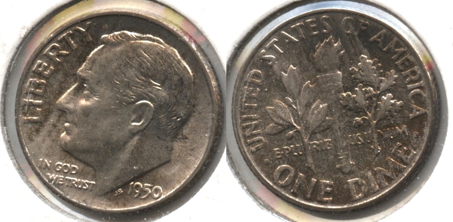 1950 Roosevelt Dime MS-64