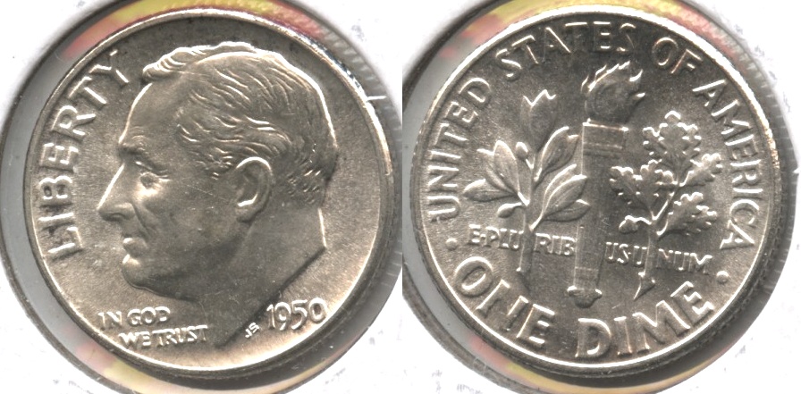 1950 Roosevelt Dime MS-64 #c