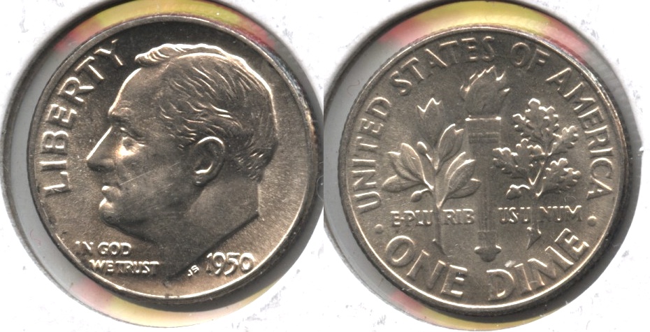 1950 Roosevelt Dime MS-65 #c