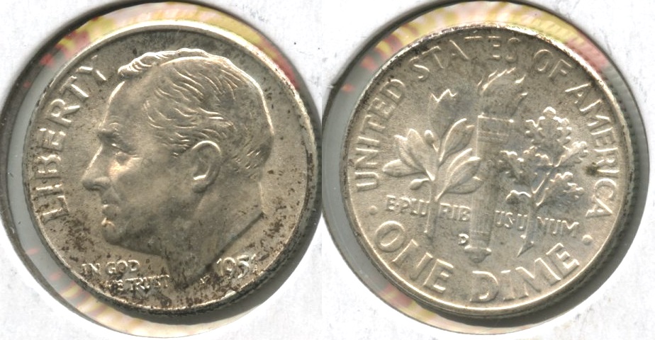 1951-D Roosevelt Dime MS-63 #s