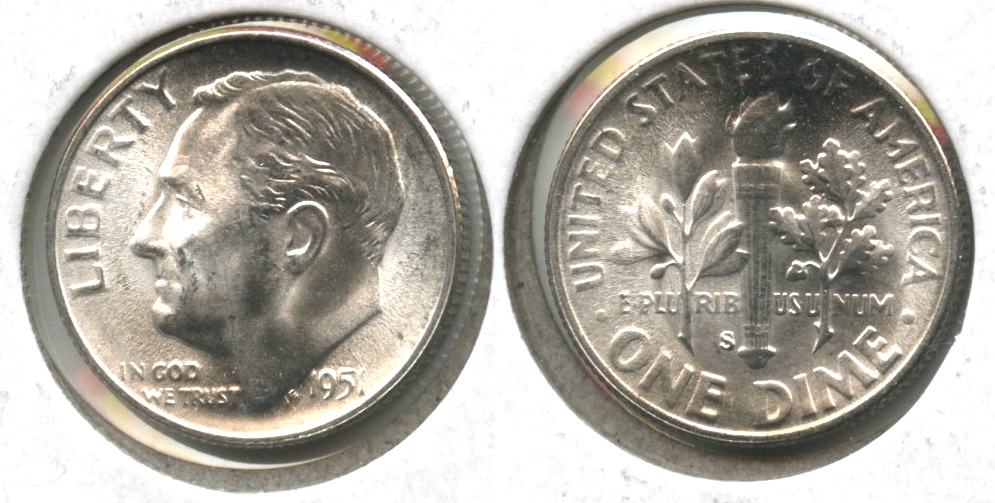 1951-S Roosevelt Dime MS-63 #f