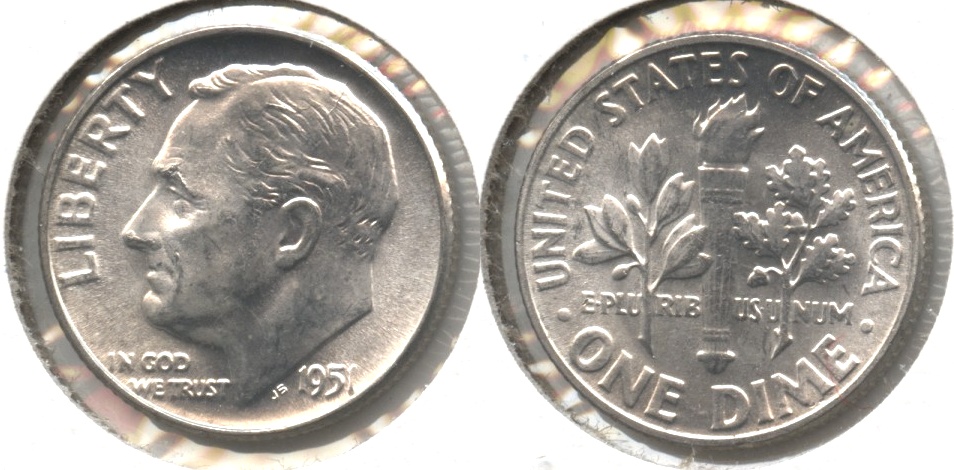 1951 Roosevelt Dime MS-63 #c