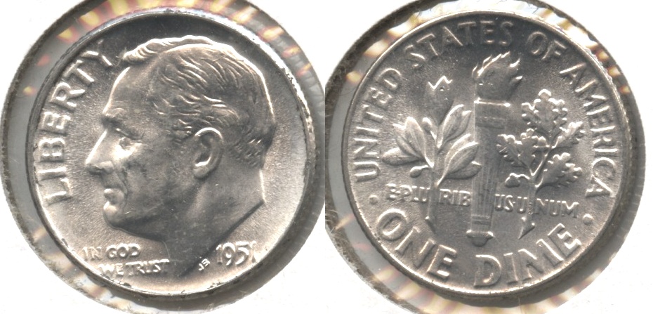 1951 Roosevelt Dime MS-63 #m