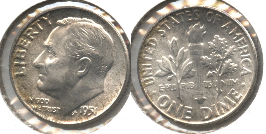 1951 Roosevelt Dime MS-64 #ab