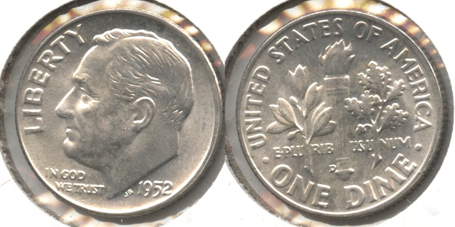 1952-D Roosevelt Dime MS-63 #e