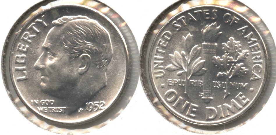 1952-D Roosevelt Dime MS-63 #i