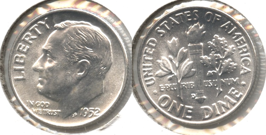 1952-D Roosevelt Dime MS-64 #g