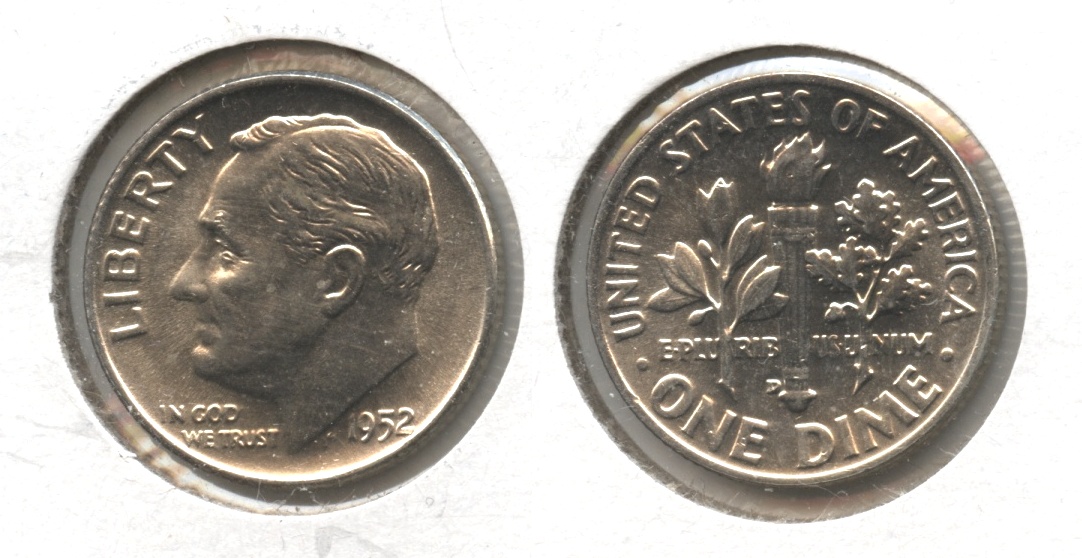1952-D Roosevelt Dime MS-65 #c