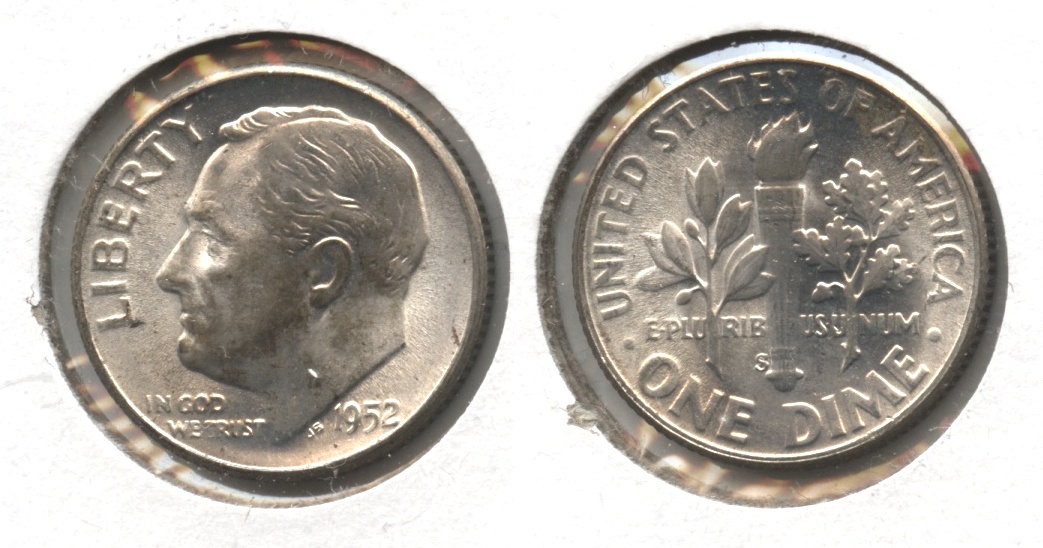 1952-S Roosevelt Dime MS-63 #h
