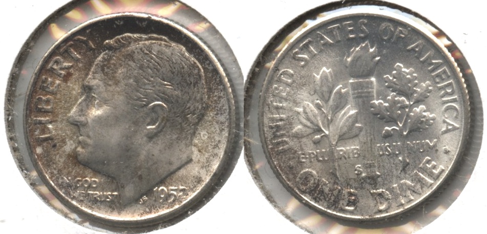 1952-S Roosevelt Dime MS-64