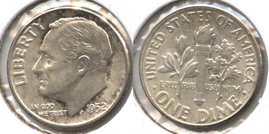 1952 Roosevelt Dime MS-63 #a