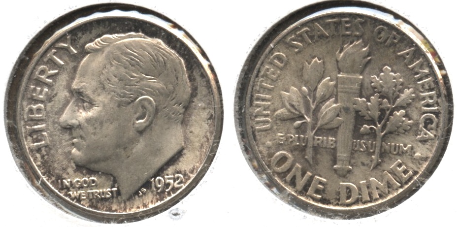 1952 Roosevelt Dime MS-63 #b