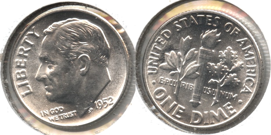 1952 Roosevelt Dime MS-63 #d