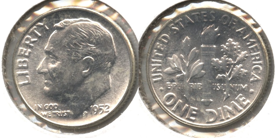 1952 Roosevelt Dime MS-63 #e