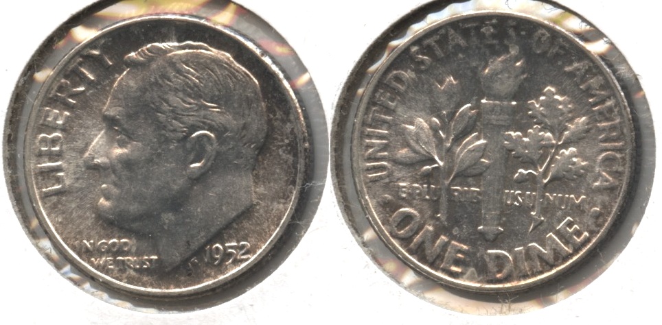 1952 Roosevelt Dime MS-64 #a