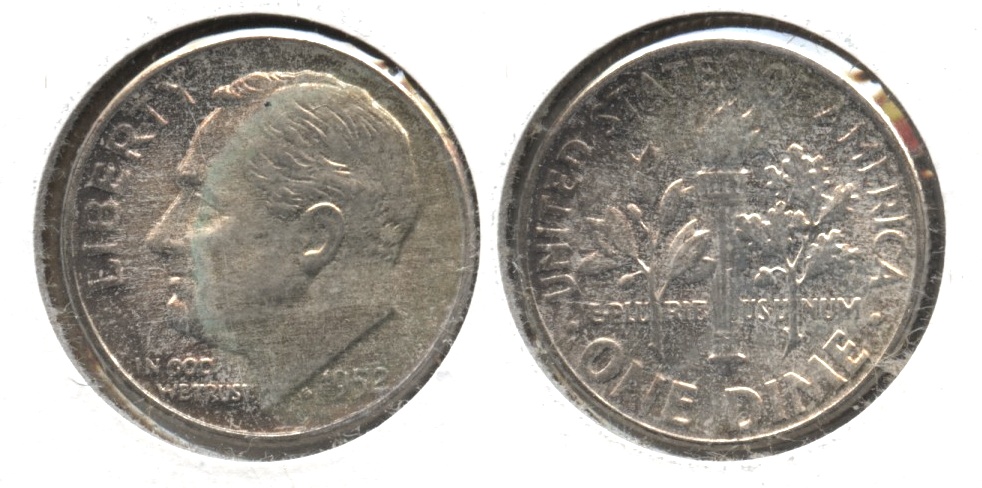 1952 Roosevelt Dime MS-64 #d