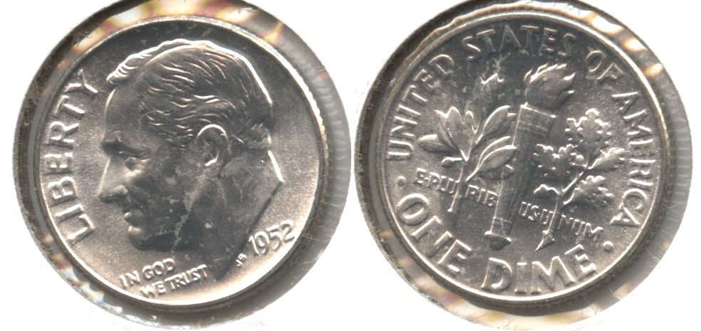 1952 Roosevelt Dime MS-64 #i