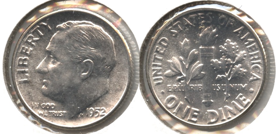 1952 Roosevelt Dime MS-64 #j