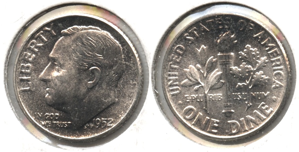1952 Roosevelt Dime MS-65