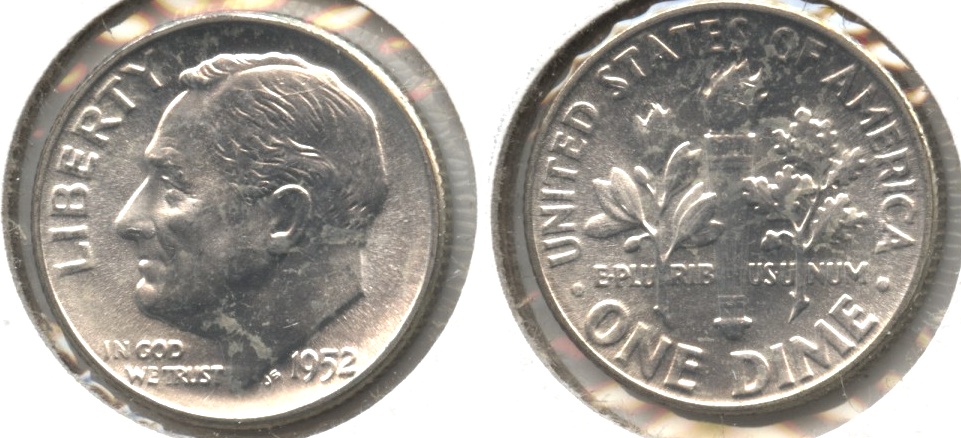 1952 Roosevelt Dime MS-65 #g