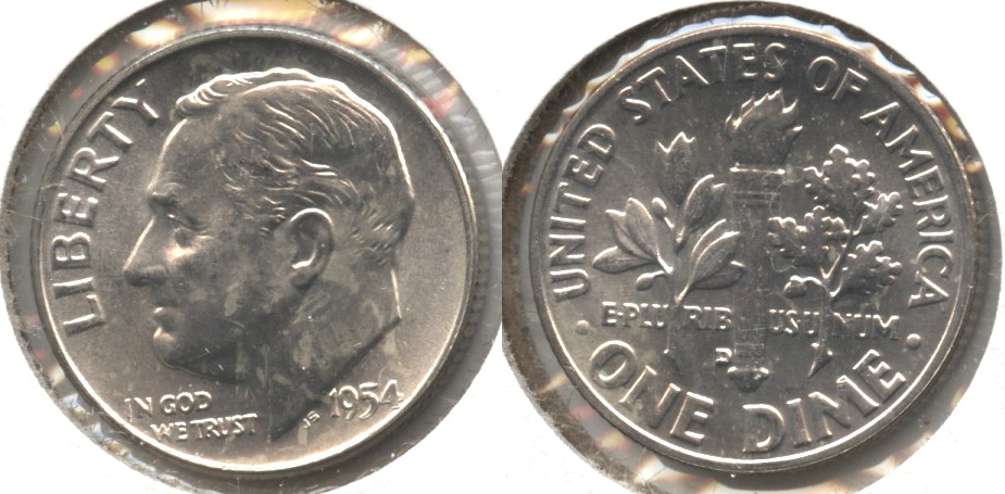 1954-D Roosevelt Dime MS-63