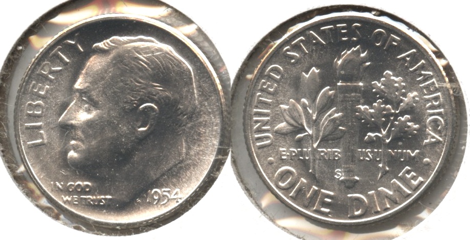 1954-S Roosevelt Dime MS-65