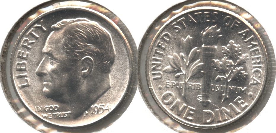 1954-S Roosevelt Dime MS-65 #a