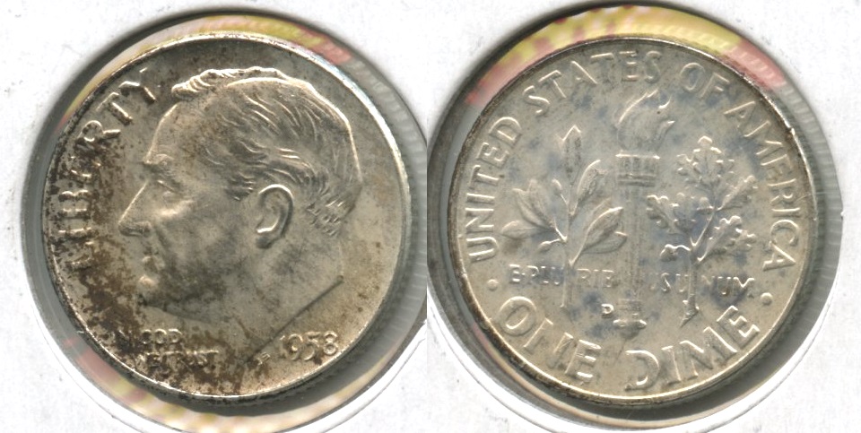 1958-D Roosevelt Dime MS-63