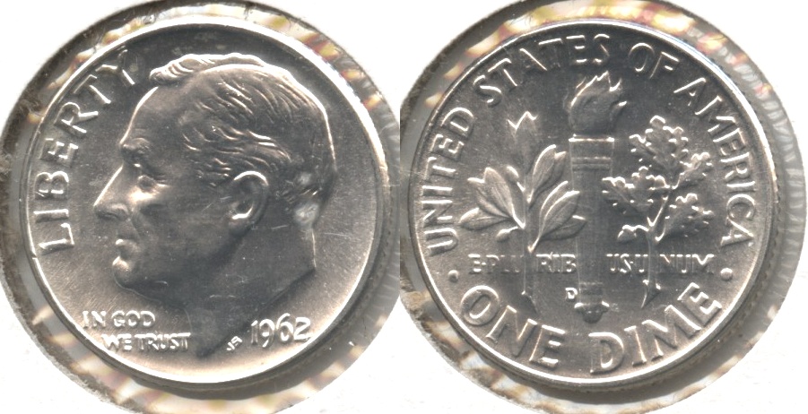 1962-D Roosevelt Dime MS-63 #k