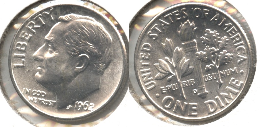 1962-D Roosevelt Dime MS-63 #n