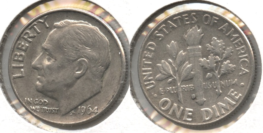 1964-D Roosevelt Dime EF-40 #c