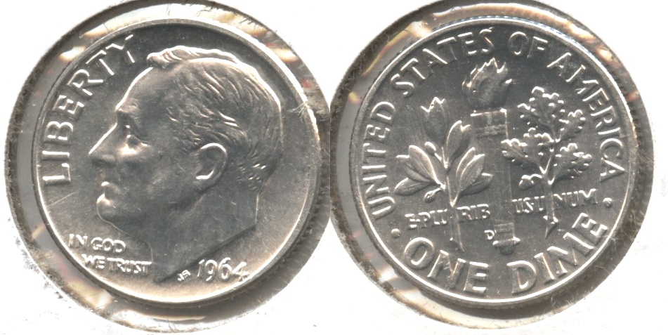 1964-D Roosevelt Dime MS-64 #b