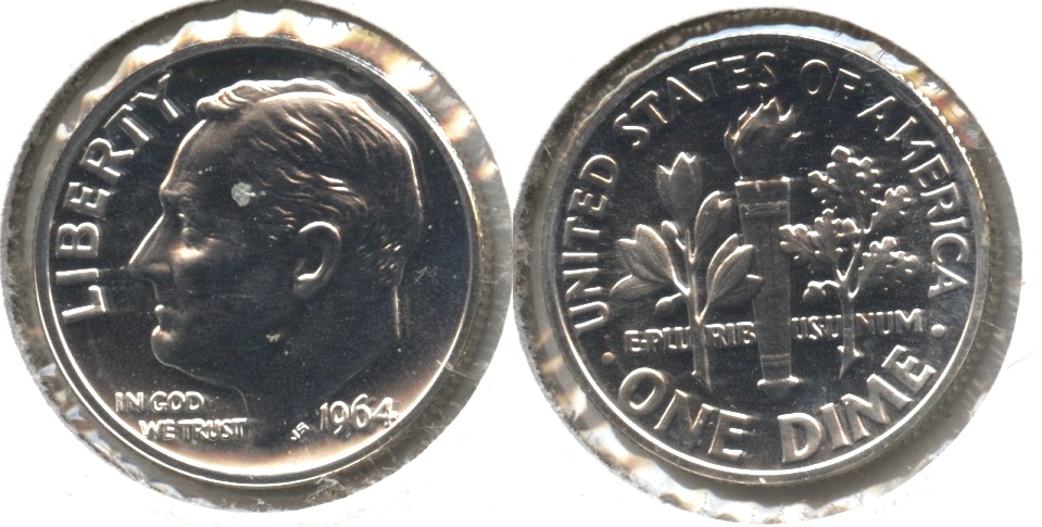 1964 Roosevelt Dime Proof #g